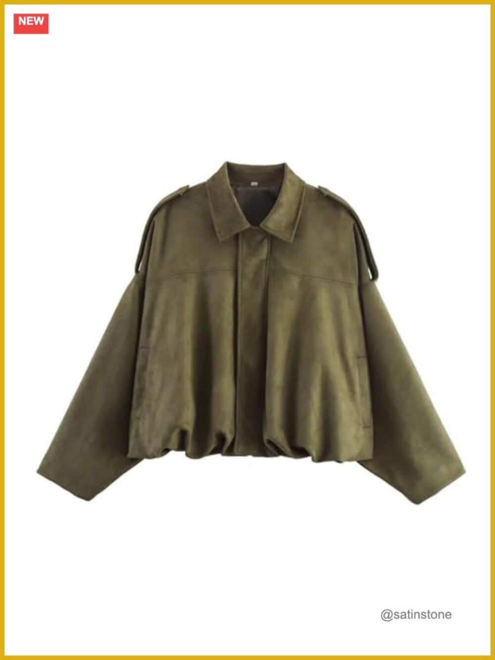 Faux Suede Bomber Jacket Lapel Pilot Motorcycle Coat Long Sleeve Streetwear